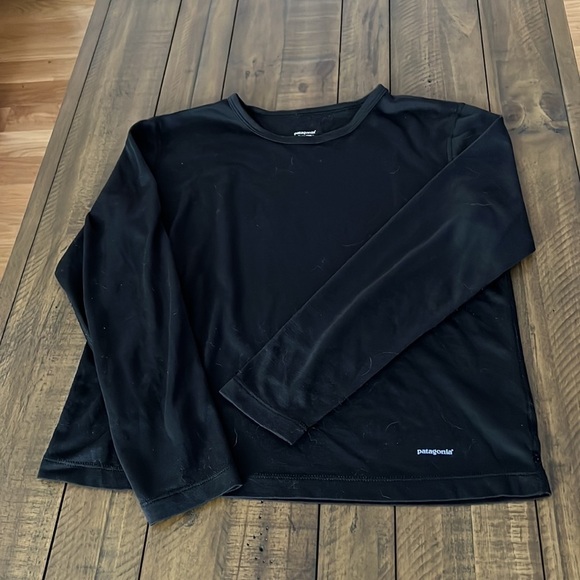 Patagonia Apilene Women’s Black Long Sleeve Shirt size Medium - Picture 4 of 4
